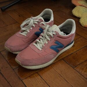 Pink and Blue new balance 720 Sneakers